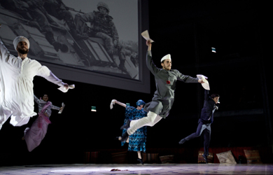 Un momento dello spettacolo © Signe Roderik